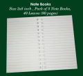 Writing Note Book (Pack of 5). 