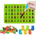 Silicone Bear Mold Fondant Cake Mold Silicone Bear Shape Chocolate Candy Mould Cake Decoration Tools. 