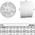 SAILFLO 4 Inch Duct Inline Fan. 