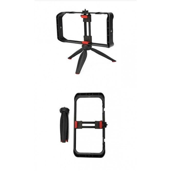 Mt-33%20Tripod%20Vllogging%20hand%20handle%20Kit%20with%20adjustable%20mobile%20phone%20holder%20and%20stand%20for%20flash%20light,%20ring%20light,%20microphone%20and%20camera,%20DSLR%20support%20all%20smart%20phones%20-%20Image%205