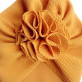 Big Flower Baby Turban Soft Solid Color Kids Newborn Bonnet Cap Beanie Headwraps. 