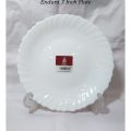 Marble Dinner Set- 50 Pieces - 6  Persons Serving-White. 