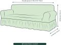 Turkish Style Sofa Fitted Cover (Standard Size). 