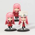 Darling in the FRANXX Zero Two 02 Cute PVC Figures Figurine Toys 3pcs/set. 