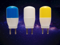 3 LED Zero bulb,Night Lights alternative to Zero watt bulb multicolor flower shape and two pin plug bulb, Night Bulb - Decor Lighting Light Bulbs (Random Colors). 