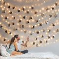 15 Polaroid picture + 1 Fairy Light + 15 clips - custom polaroid with light – decoration light - room decoration- polaroid size 3*4 inches. 