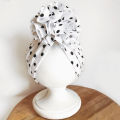 Big Flower Baby Turban Soft Solid Color Kids Newborn Bonnet Cap Beanie Headwraps. 