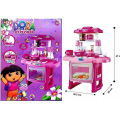 Dora Kitchen Set with Light Music Water TAP Function 35 Pcs. 
