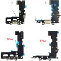 Charging Port Board Flex for iPhone 5s 6 6s 7 8 Plus X XS Max XR Microphone Jack Usb Plug Ori Flex Cable Ribbon Replacement. 