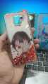 Samsung j6 Back Cover Water Glitter Cover_Print glitter cover_star cover_Samsung J6 girls back cover. 