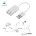 7.1 Channel External USB Audio Sound Card Adapter Sound Cards For Laptop PC With Cable 18.5cm. 
