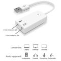 External Sound Card 7.1 Channel Stereo Audio Adapter with 3D Surround Sound. 