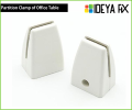 Partition Clamp for Workstation Office Tables. 