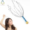 Manual Head Massager-Scalp Head Massage Outlet-Head Scalp Massager Steel Scalp Prongs Scratcher-Handy head massager Neck Scalp Massage Head Massager tools Equipment Stress Relax Stainless Steel Handle Manual Health Care-Handy Head Massager. 