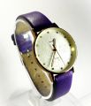 Noble Ladies Fashion Watch Butterfly Dial Leather Strap Casual Watch For  Girls Women. 