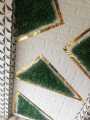 Golden Mirror PVC Wall Decor Strip, Brass Look, 1 Inch x 96 Inch. 