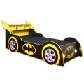 Furnishoo Batman Car Bed Sale in Pakistan - Kids Car Bed With Back Shelfs - Black Car Bed With Lights. 