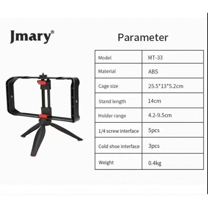 Mt-33%20Tripod%20Vllogging%20hand%20handle%20Kit%20with%20adjustable%20mobile%20phone%20holder%20and%20stand%20for%20flash%20light,%20ring%20light,%20microphone%20and%20camera,%20DSLR%20support%20all%20smart%20phones%20-%20Image%204
