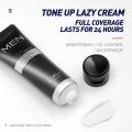 Laikou Men Skincare Makeup Sets Tone Up Cream Cleanser Oil Control Shrink Pore Gentle Cleansing Conceal Pores 2Pcs. 