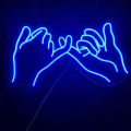 Hands Neon LED Light Sign for your room and for gifting. made with high quality neon light. 
