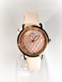 Noble Ladies Fashion Watch Butterfly Dial Leather Strap Casual Watch For  Girls Women. 