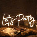 Neon Light LED decoration word " Lets Party" best item for your party and gifting.. 
