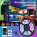 Auoyo WS2812b LED String Light Christmas Lights Intelligent APP Control Magic Decoration Racing Lighting Belt Wall Decoration Indoor Outdoor Strip Fairy Lights for Garden Christmas Party Holiday Decoration . 