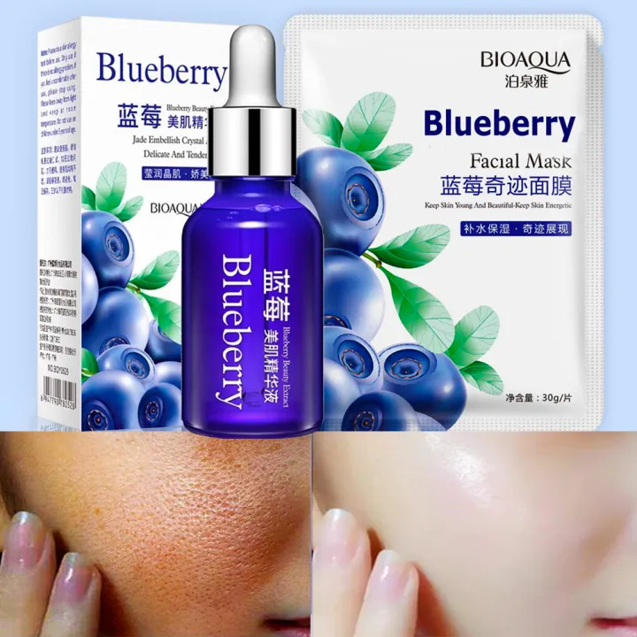 BIOAQUA%20Wonder%20Blueberry%20Whitening%20Pure%20Esence%20Hyaluronic%20Acid%20Face%20Serum%20&%20BIOAQUA%20Blueberry%20Moisturizing%20Facial%20Sheet%20Mask%20-%20Image%202