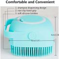 Pet Bath Brush for Cat & Dog Shower Bath Brush Massage Gloves Soft Safety Silicone Comb with Shampoo Box Pet Accessories for Cats Shower Grooming Tool. 