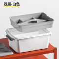 Tool storage box, multifunctional double-layer anti-static toolbox, hardware, household electrician, car mounted manual box. 