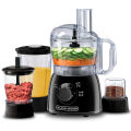 Black+Decker 400W, 33 Function Food Processor With Blender, Mincer & Grinder,  5-In-1 Functionality, Black. Kr43. 