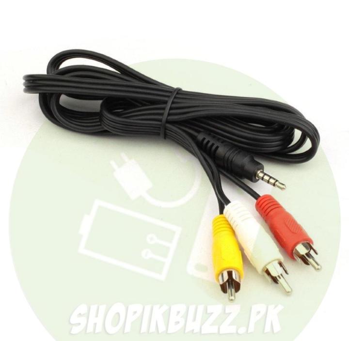 RCA Cable Connector Audio Video Mono Sterio Cable 1+3  |   Circuit Town
