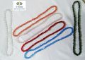 4 mm Crystal Beads | Pearls | Moti Pack | Moti Larri | White, Offwhite, Light Blue, Red (06 Larri of Different Colors). 