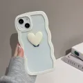 3D Love Heart Silicone Phone Case For IPhone 11 12 13 14 15 Pro Max 7 8 Plus Se 2020 XS Max XS XR Covers Shockproof Phone Casing Shell. 