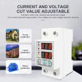 Original Tomzn 60A 230V Din Rail Adjustable Over Voltage and Under Voltage Protective Device Protector Relay. 