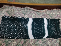 Krinkal Shefoun Green And White Chunri Dupatta 2.5 Yards ( Independence Day Special ). 