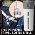 4 Lotion Bottles In 1 Refillable Travel Dispenser Bottle Liquid Lotion Cream Sun Block Sanitizor Shampoo Toiletries Container Travel Bottle Portable 4 Bottle Sets In 1 Pump Leakproof Cosmetic Travel Bottle Set. 