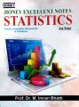 Honey Excellent Notes Statistics Theory,Examples,Numerical and Problems for 1st Year by Imran Bhatti. 