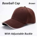 Trendy Baseball Men's Caps with Curved Brim on Front for Summer Hats for Men with Adjustable Strap. 