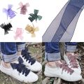 Stylish Shoelaces Trendy Flat New Silk Ribbon Cute Colorful Ribbon Shoelaces for Running Sports Lovers Outdoor Activities Fashion Enthusiasts Shoe Customization. 