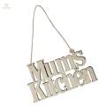 2X Mums Kitchen Wooden Plaque Sign Wall Hangings Wood Words Home Garden Decor. 