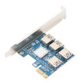 BBOOM PCIE one with four graphics card expansion card PCI-E 1X to 4X expansion card. 