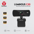 FANTECH LUMINOUS C30 2K (2560 x 1440) Quad High Definition Webcam For Live Streaming And Gaming. 