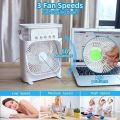 Large Size Mini Mist Cooling Portable Air Conditioner Fan Household Hydrocooling Water mist Cooler Portable Air Adjustment For Office 3 Speed Fan & Mist. 