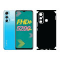 INFINIX HOT SERIES 0007 Black Sheet Anti-stain Wrap lamination Cover Full Covering 360 Hot 6 Pro,7 Pro,8,8 Lite,9,9 Play,10,10 Play,10i,10s,10s NFC,10T,11,11 Play,11s,12,12 Play,12i,20 Play,20i,30,30 Play,30i. 