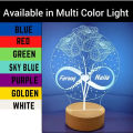 PERSONALIZED NAME LAMP | Rose name lamp | 3d Name Lamp | Customize 3d illusion lamp, Your Name Lamp,3D Light Lamp, Night Lamp, Decoration Piece, Gift Piece RGB COLOR ALSO AVAILABLE. 