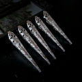5 Pcs Ancient Antique Style Queen Nail Rings Hollow Knuckle Finger Ring Finger Tip Belly Dance Fashion Jewelry Accessories. 