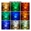 Wave-Cube Lamp Ocean Wave Projector 16 Color Water Wave Effect Lights for Bedroom. 