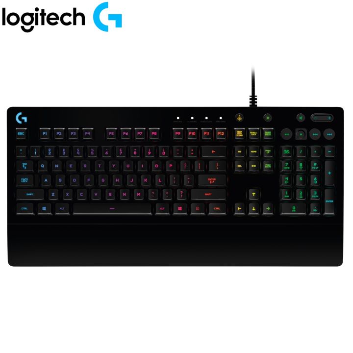 Logitech G213 Prodigy RGB Gaming Keyboard with Media Control Buttons