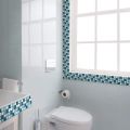 Techmanistan Pack Of 10 - Mosaic Tile Stickers Wall Stickers, Self Adhesive Wall Stickers, 3D Waterproof Brick Pattern Wall Tile Stickers - 10cm x 10cm. 